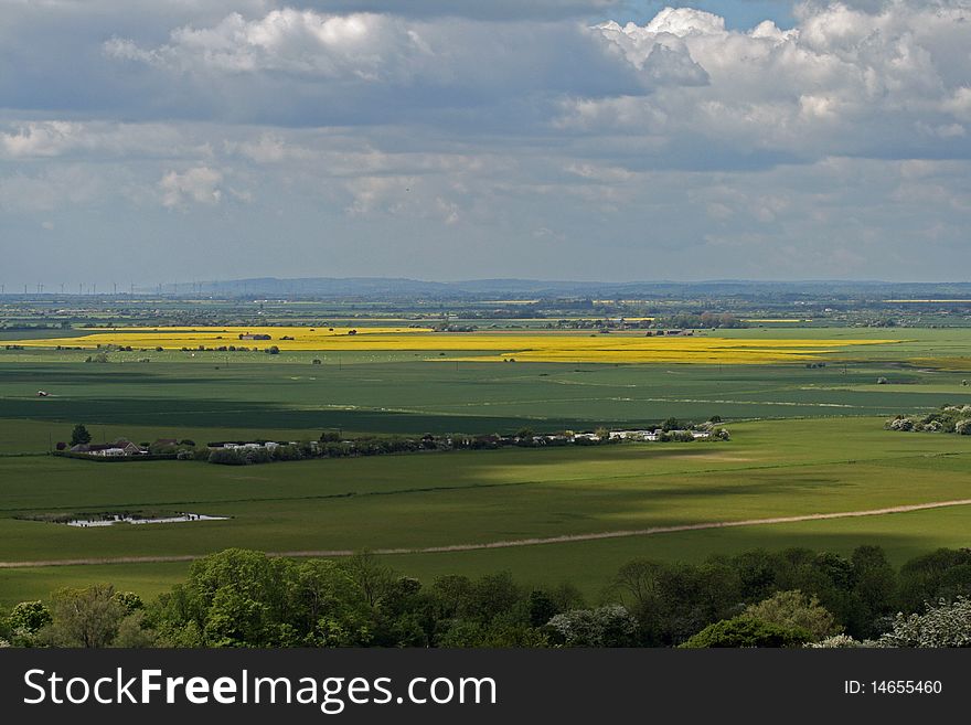 Romney Marsh in Kent, England