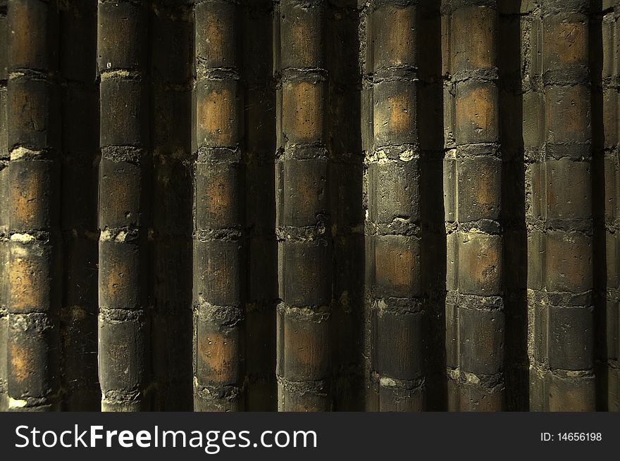 Gothic walls of the church in Gdansk