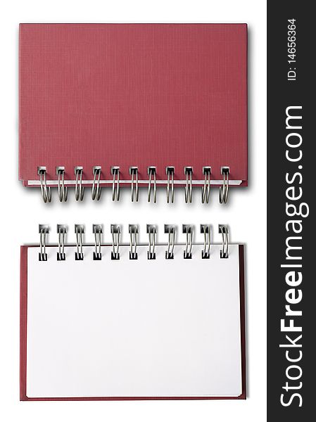 Red Blank Note Book