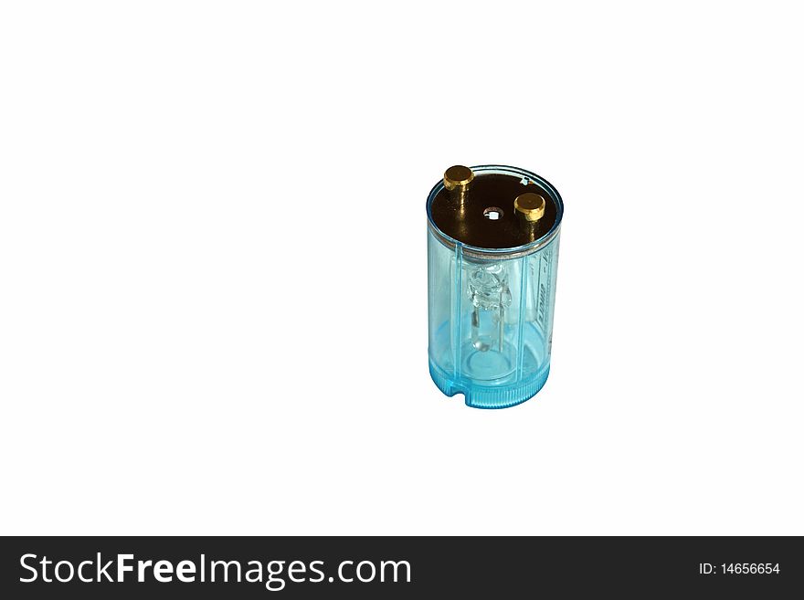 Isolation of a fluorescent starter unit