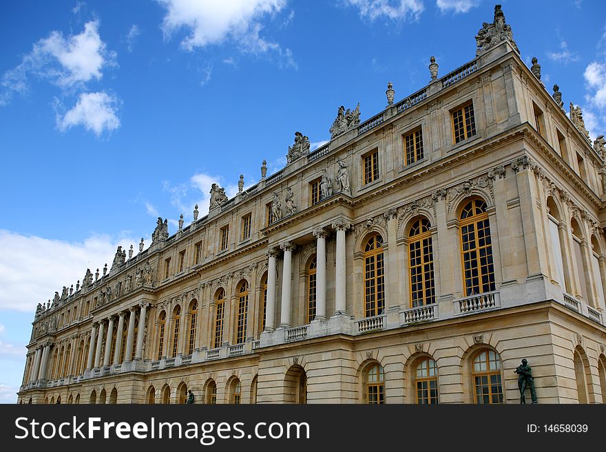 The historical palace of Versailles. The historical palace of Versailles