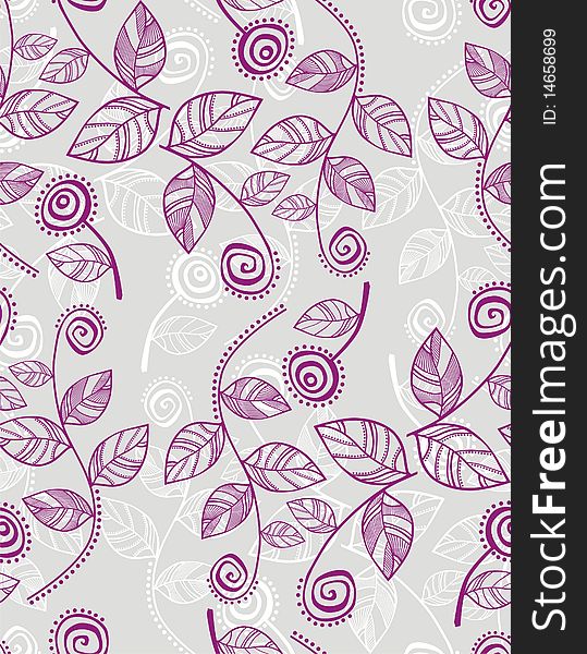 Texture with violet leaves. Vector illustration. Texture with violet leaves. Vector illustration.