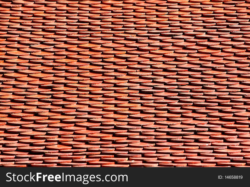 Texture of thai temple rooftop