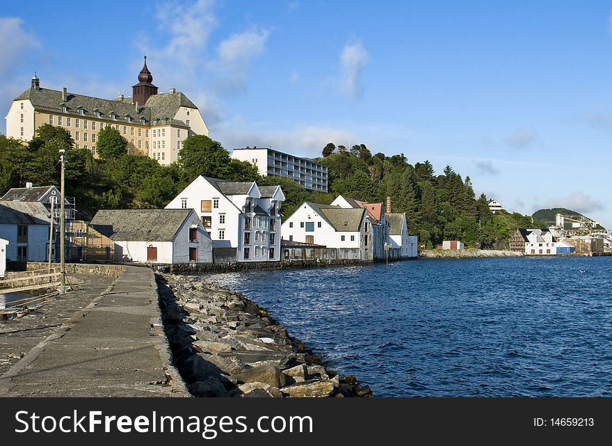 This shot was done on the old wharf in Alesund - one of the nicest cities of the northern Norway