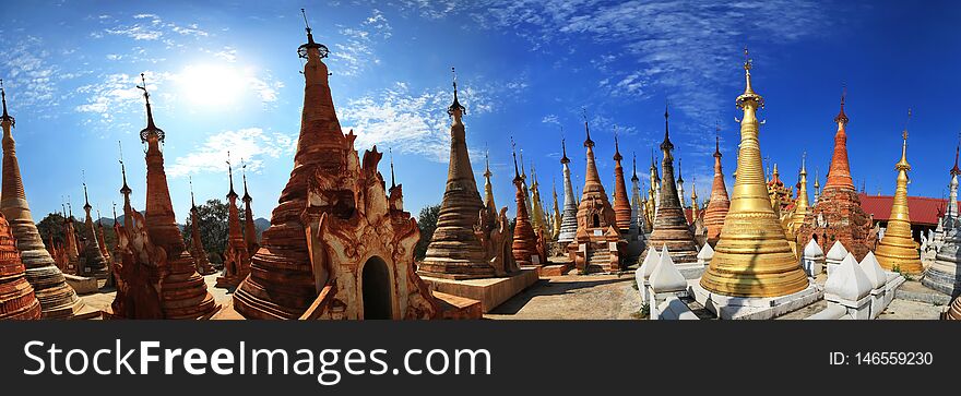 Shwe Inn Your Pagoda in Myanmar, Burma