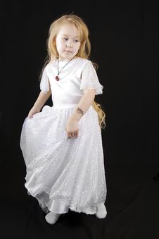 White  Girl Princess. Stock Photography