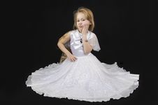 White  Girl Princess. Royalty Free Stock Photos