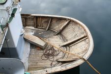 Breech Of Boat In The Abandoned Harbour Of Nyksund Royalty Free Stock Photo Breech Of Boat In The Abandoned Harbour Of Nyksund Royalty Free Stock Photo