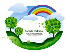 Abstract Background With Rainbow Royalty Free Stock Image Abstract Background With Rainbow Royalty Free Stock Image