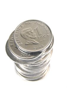 Peso Coins Stock Photos