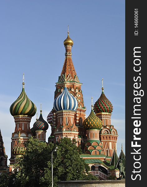 Cathedral in heart of Russia. Red Square.