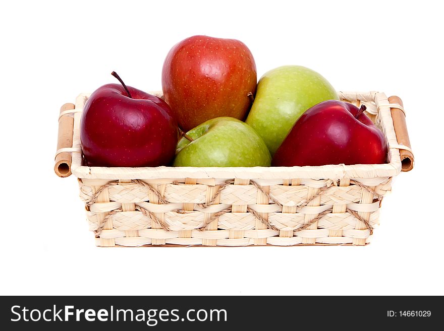 Colorful apples for healthy eating