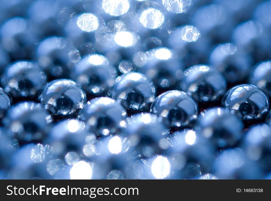 Shiny beads abstract background