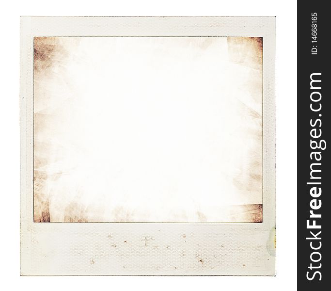 Designed grungy instant film frame with abstract filling. Designed grungy instant film frame with abstract filling.