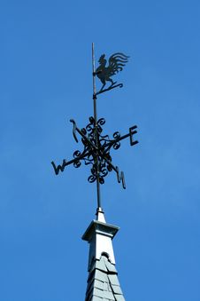 Rooster Weather Vane Stock Photography