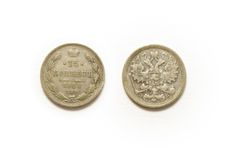 Silver Coin Royalty Free Stock Photography