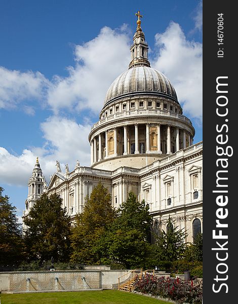 Saint Paul's cathedral in London