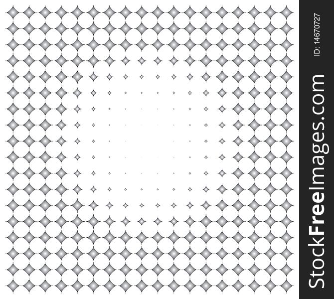 Metallic halftone for background