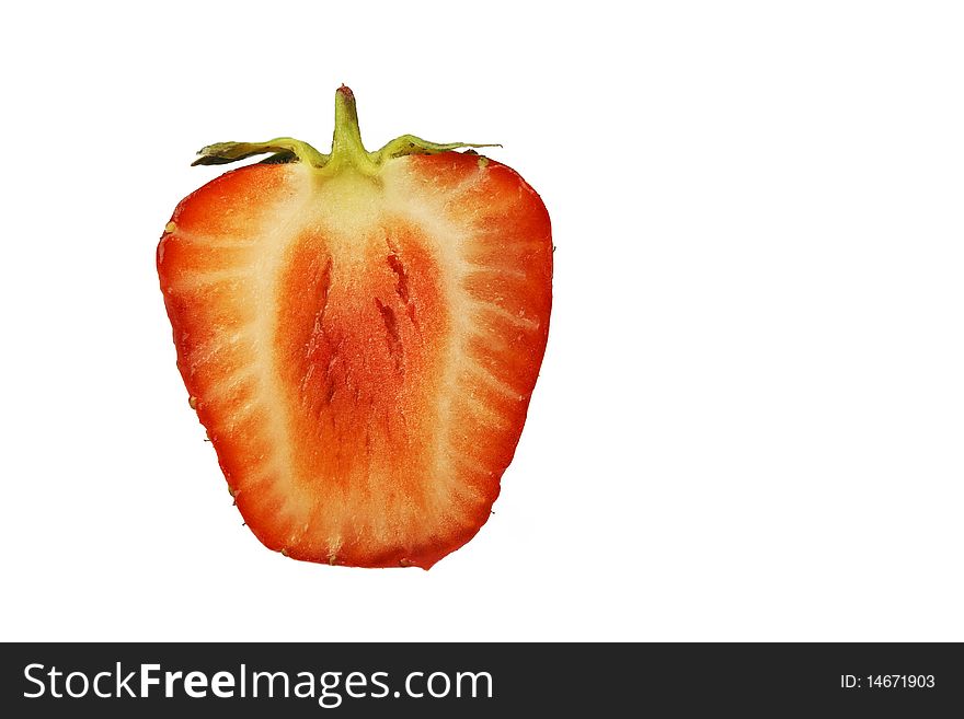 Strawberry, isolated on a white background. Strawberry, isolated on a white background.