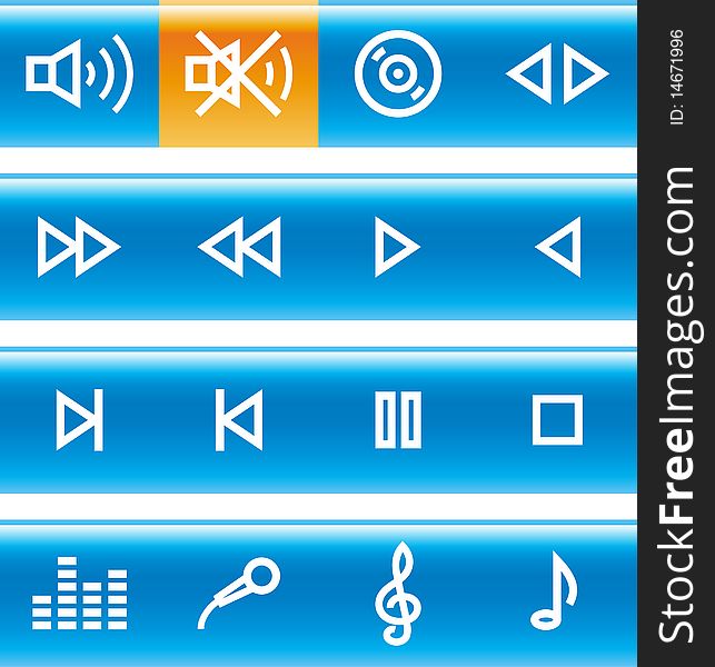 Original  icons for web, software etc. on white background. Original  icons for web, software etc. on white background