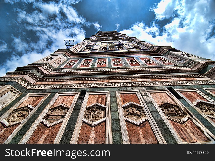 Architectural Detail of Piazza del Duomo in Florence, Italy. Architectural Detail of Piazza del Duomo in Florence, Italy