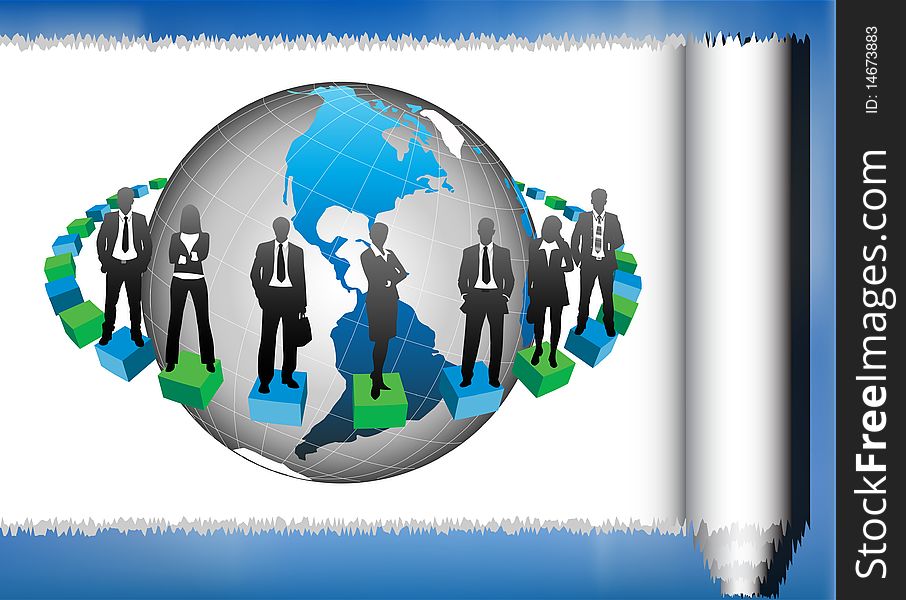 Illustration of business team.Very useful business concept. Illustration of business team.Very useful business concept