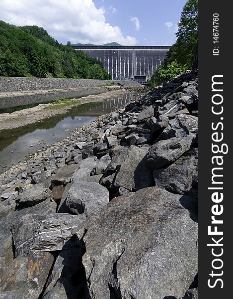 Fontana Dam - on the Little Tennesse River in North Carolina