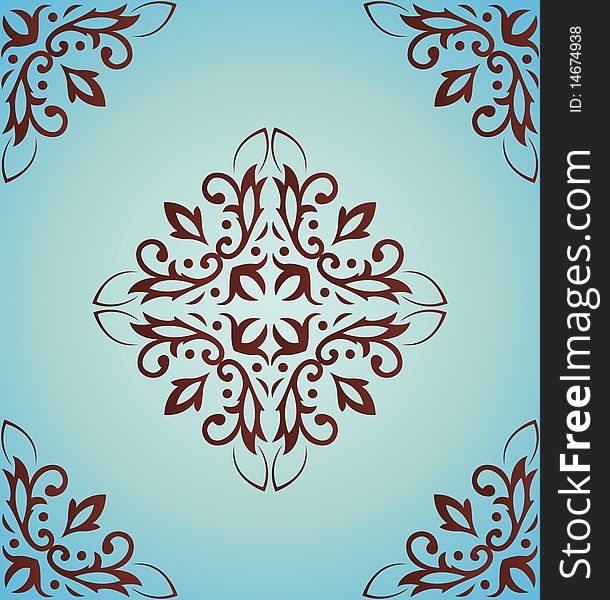 Abstract colour background with the image of a classical pattern, seamless. Abstract colour background with the image of a classical pattern, seamless