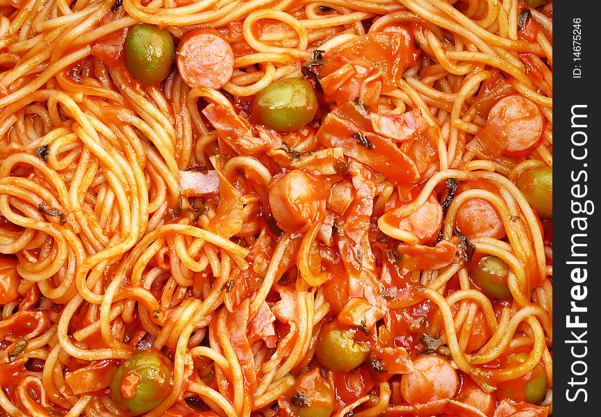 Spaghetti With  Sauce