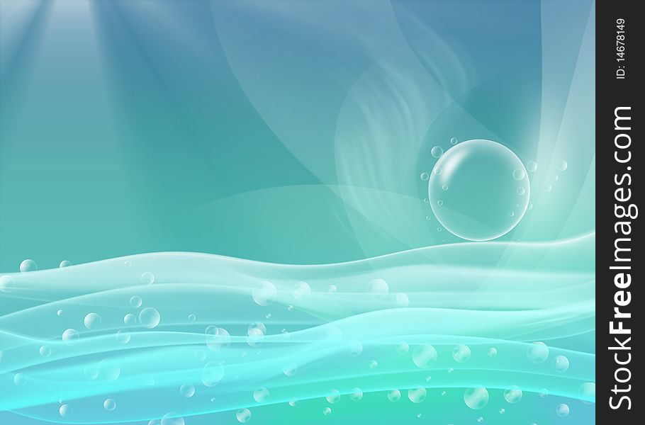 Bubble & Ocean Wave