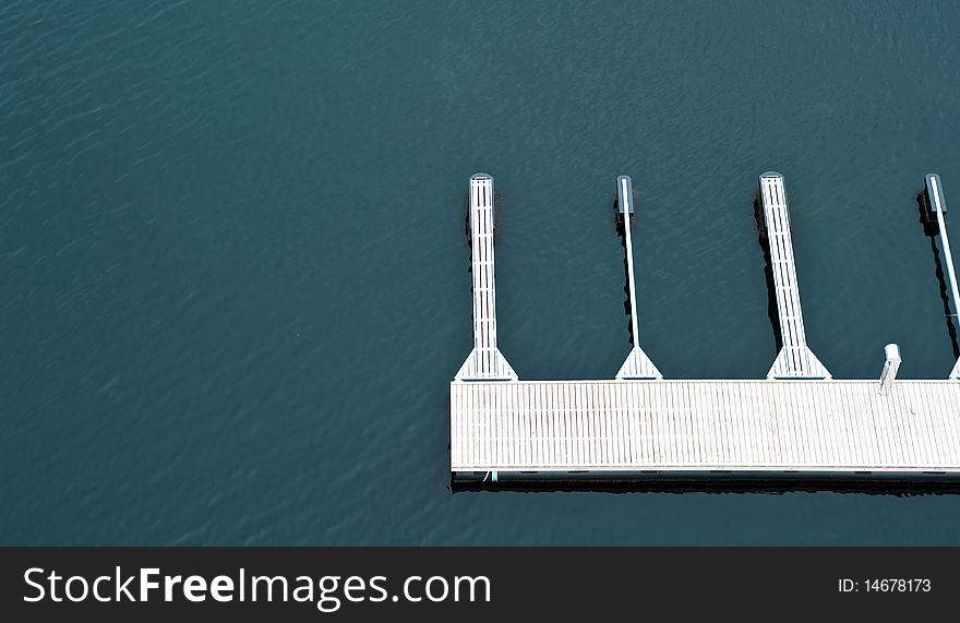 Part of a empty jetty in Hardangerfjord near Alvik. Part of a empty jetty in Hardangerfjord near Alvik