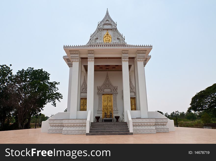 Buddhist monastery at Nakhonsawan province in Thailand.