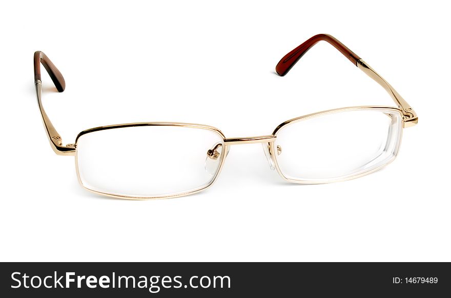 Eyeglasses isolated on a white background. Eyeglasses isolated on a white background.