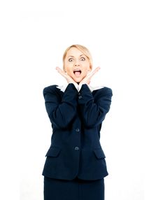 Happy Businesswoman Stock Photography Happy Businesswoman Stock Photography