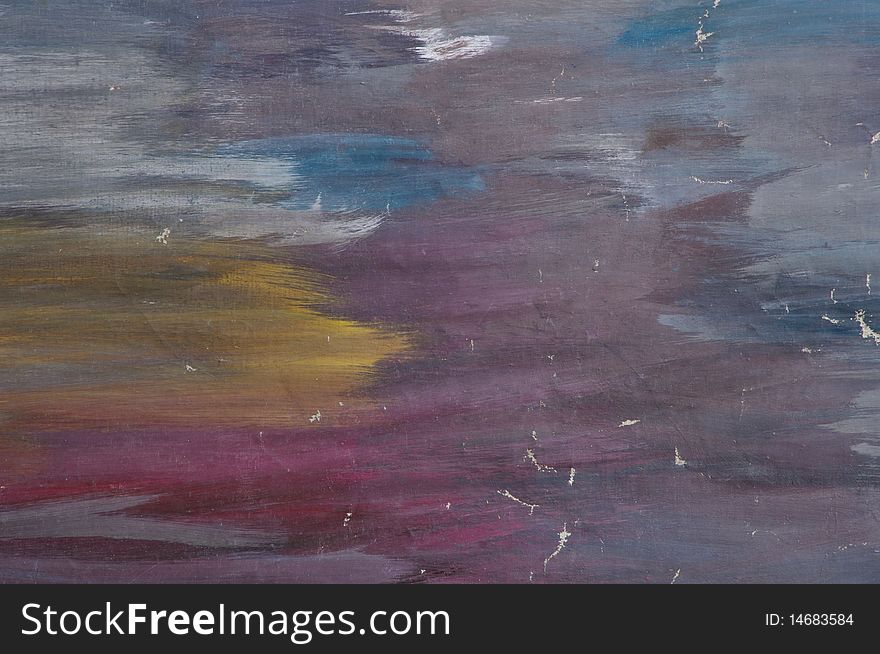 Multicoloured abstract background of varicoloured strokes of brush. Multicoloured abstract background of varicoloured strokes of brush