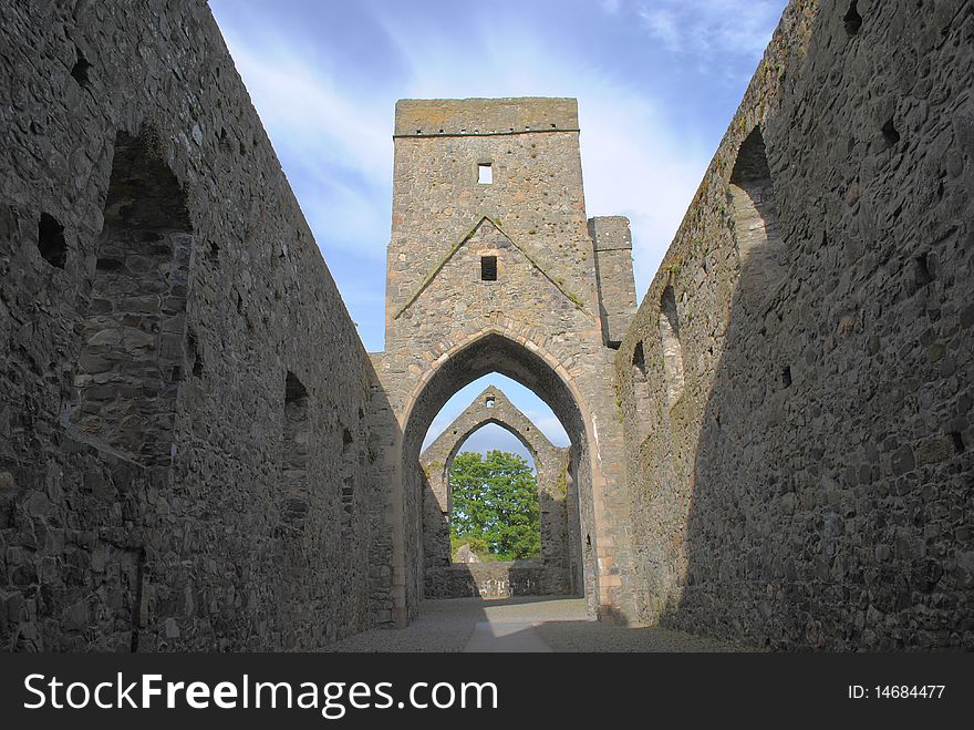 A castle in beautiful ireland. A castle in beautiful ireland