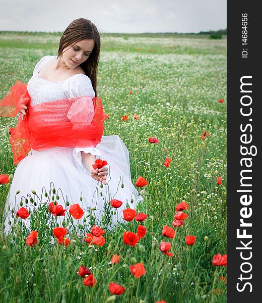 Girl in field