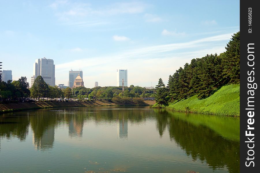 City Park In Tokyo
