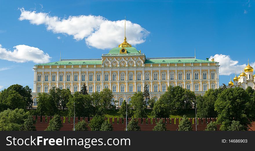 Palace in the city of Moscow in the Kremlin. Palace in the city of Moscow in the Kremlin.