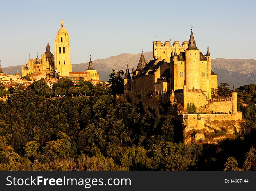 Segovia in Castile and Leon, Spain
