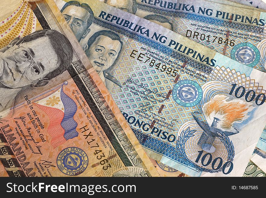 Philippine banknotes one thousand and five hundred peso