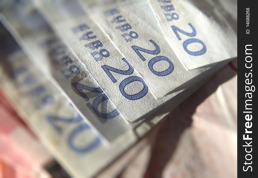 European money
European currency 
 20 Euros