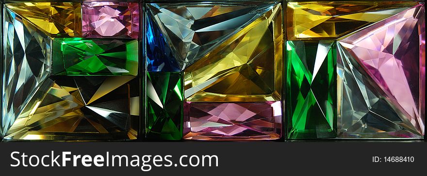 Various shape of gem stone. Various shape of gem stone