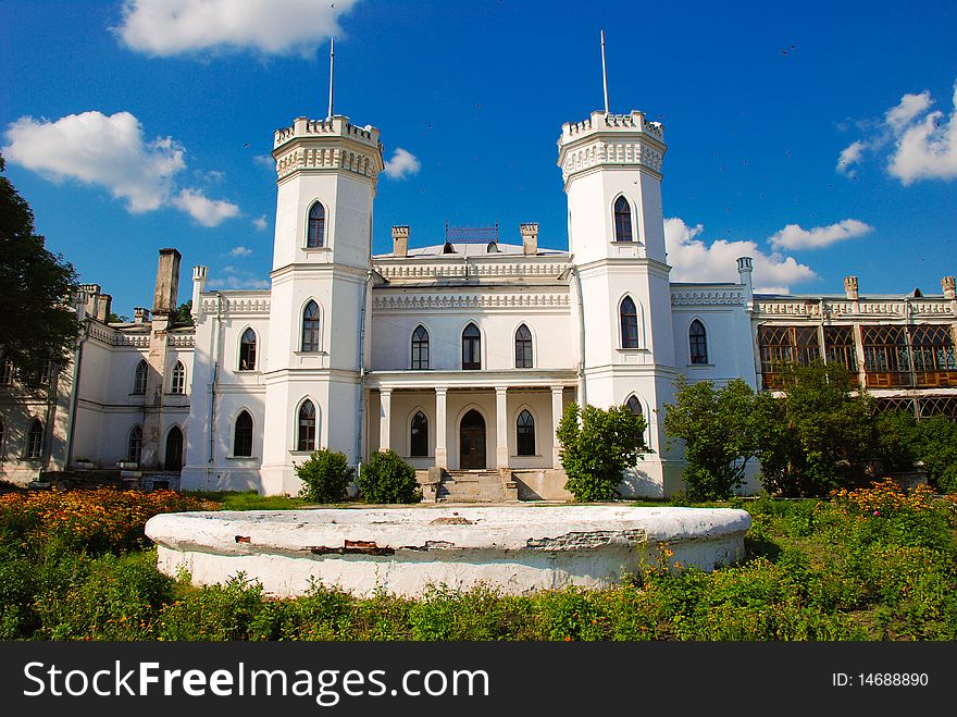 Old russian manor on a sunny day