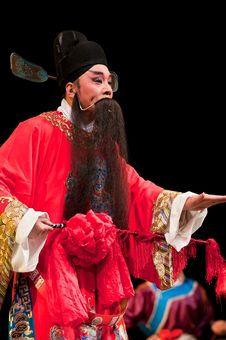 China Opera Man Royalty Free Stock Photo
