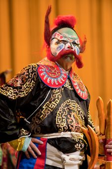 China Opera Clown Royalty Free Stock Photo China Opera Clown Royalty Free Stock Photo