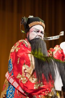 China Opera Man Angry Stock Photos