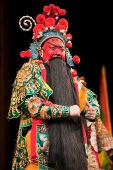 China Opera Man Red Face Royalty Free Stock Images China Opera Man Red Face Royalty Free Stock Images