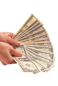 Money In Hand Royalty Free Stock Images