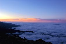 Sea Of Clouds Royalty Free Stock Image Sea Of Clouds Royalty Free Stock Image